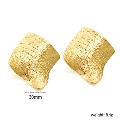 Wholesale PVD 18k Gold/Steel Stainless Stud Earring Hypoallergenic  – Bulk Wholesale (12+ Pairs) 🌍 EU/US Supplier Trendy & Durable