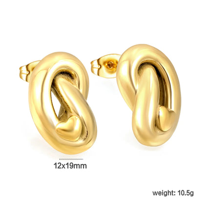 Wholesale PVD 18k Gold/Steel Stainless Stud Earring Hypoallergenic  – Bulk Wholesale (12+ Pairs) 🌍 EU/US Supplier Trendy & Durable