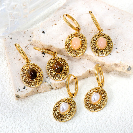 Wholesale 18k gold plated Stainless Steel Hypoallergenic Drop Earrings – Bulk Wholesale (12+ Pairs) 🌍 EU/US Supplier Trendy & Durable