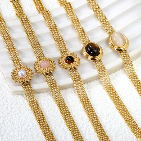✨ 18K Gold Plated 18+3cm  Bracelet Wholesale (MOQ 12+) | Stainless Steel Hypoallergenic 🌍 | Dainty Chain & Charm Bracelets