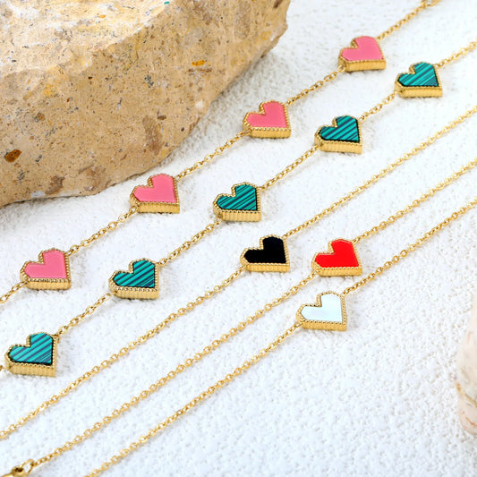 ✨ 18K Gold Plated Acrylic Plexiglass 18+3/5cm Bracelet Wholesale (MOQ 12+) | Stainless Steel Hypoallergenic 🌍 | Dainty Chain & Charm Bracelets