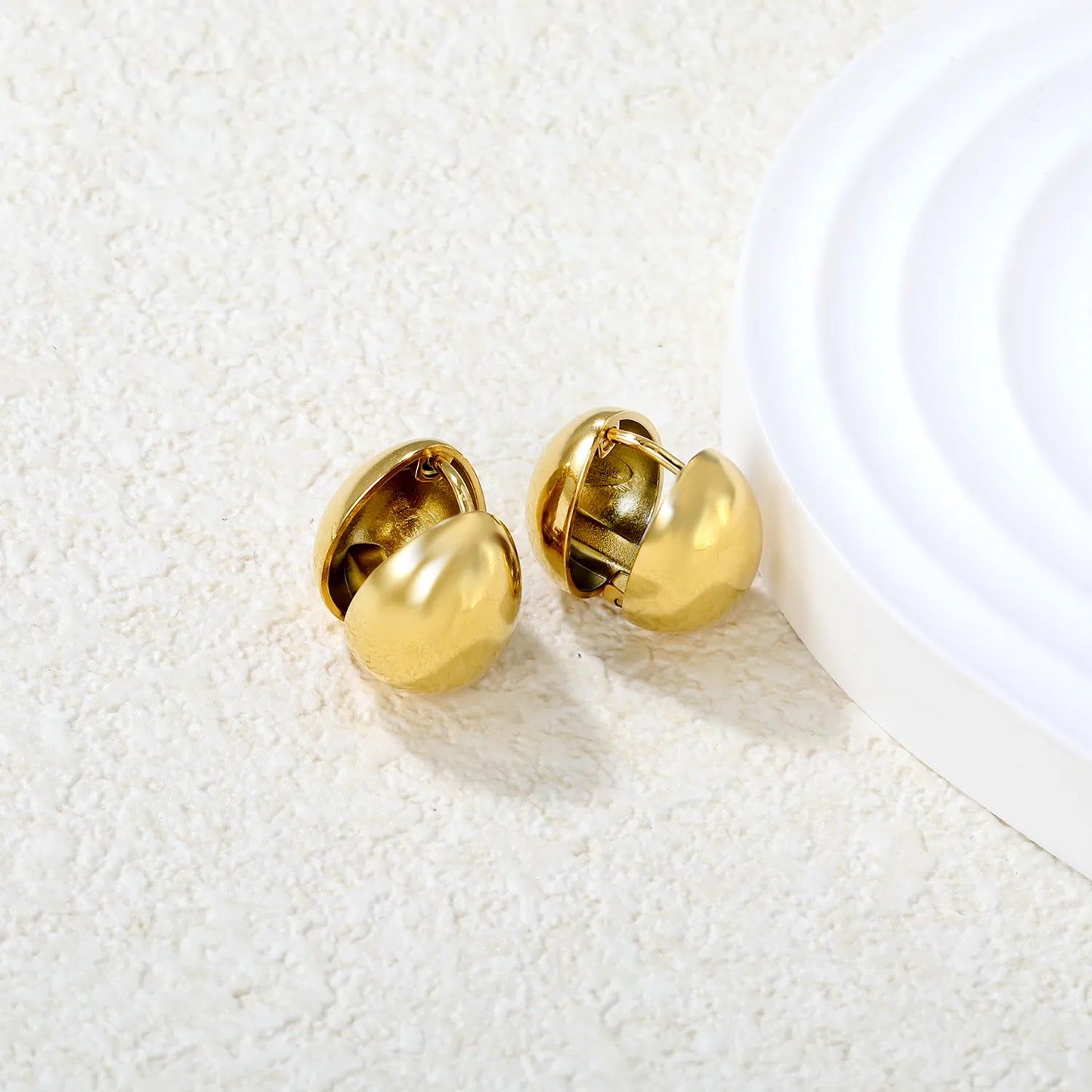 ✨Wholesale Teardrop & Heart Ear Clips | 11.4mm/16mm Gold Non-Piercing