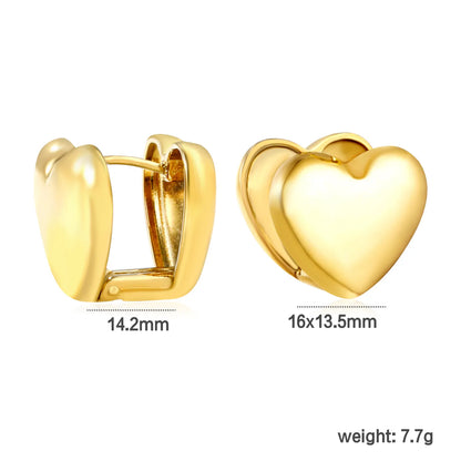 ✨Wholesale Teardrop & Heart Ear Clips | 11.4mm/16mm Gold Non-Piercing