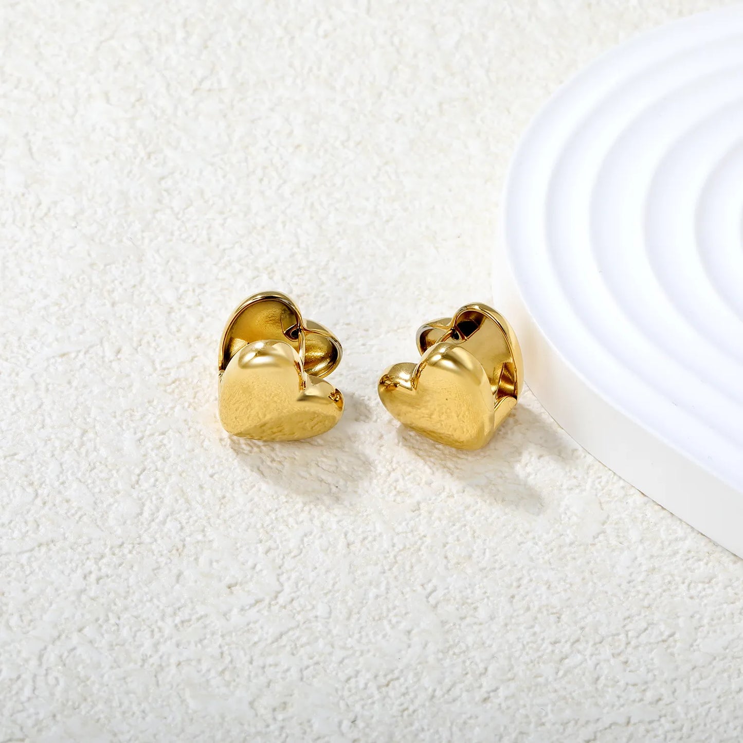 ✨Wholesale Teardrop & Heart Ear Clips | 11.4mm/16mm Gold Non-Piercing