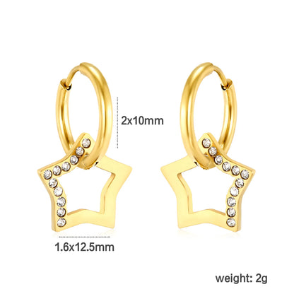 ✨ Wholesale Star Earring Backs | 10mm ID + 12.5mm CZ Star