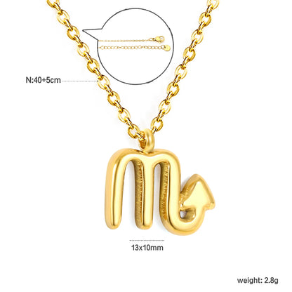 ✨ Constellation series Necklace Wholesale (MOQ 12+) | 18K Gold PVD Stainless Steel 🌍| Constellation Pendant Necklace with Birthstone