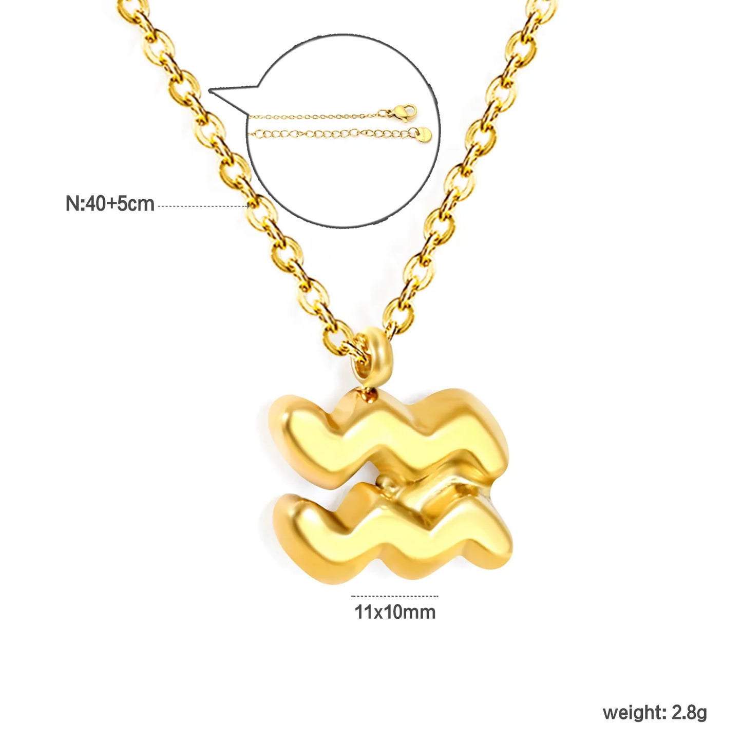 ✨ Constellation series Necklace Wholesale (MOQ 12+) | 18K Gold PVD Stainless Steel 🌍| Constellation Pendant Necklace with Birthstone