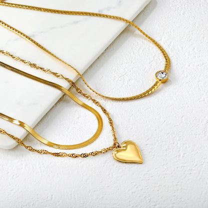✨ 18k gold plated Stainless Steel Necklaces Wholesale (12+ Pieces) | Hypoallergenic & Tarnish-Free 🌍 | Trendy Pendants & Chains