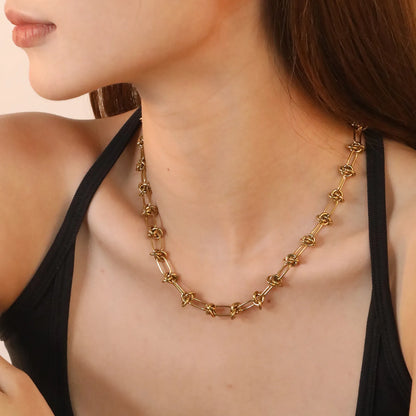 ✨ Wholesale Gold Stainless Steel Curb Chain | 40+5cm Adjustable Length | 6mm Width | 25.2g Substantial Weight | Bulk Jewelry Supplies