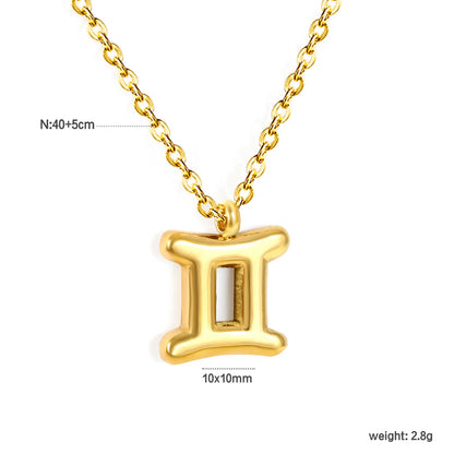 ✨ Constellation series Necklace Wholesale (MOQ 12+) | 18K Gold PVD Stainless Steel 🌍| Constellation Pendant Necklace with Birthstone