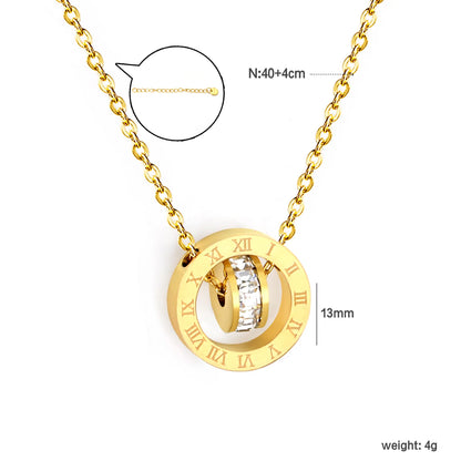 ✨ Wholesale Gold Stainless Steel Delicate Chain With Zircon | 40+4cm Adjustable Length | 13mm Width | 4g Ultra-Lightweight | Bulk Jewelry Supplies