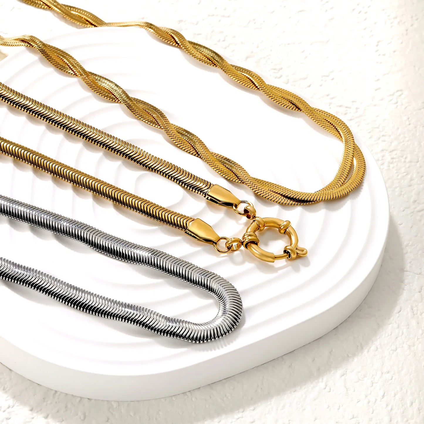 ✨ Stainless Steel Chain Necklace Wholesale (MOQ 12+) | Durable Jewelry Chains 🌍 | Box/Cable/Rope/Franco Links