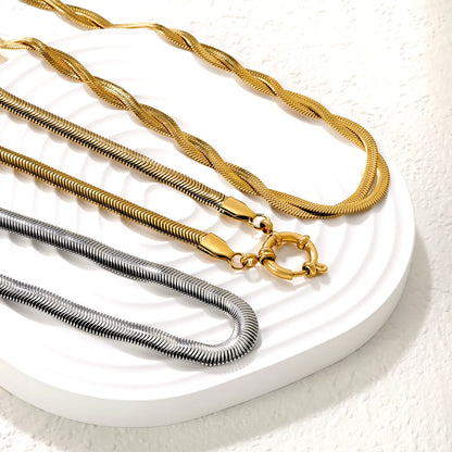✨ Stainless Steel Chain Necklace Wholesale (MOQ 12+) | Durable Jewelry Chains 🌍 | Box/Cable/Rope/Franco Links