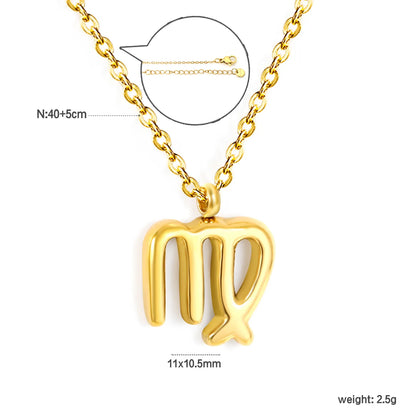 ✨ Constellation series Necklace Wholesale (MOQ 12+) | 18K Gold PVD Stainless Steel 🌍| Constellation Pendant Necklace with Birthstone