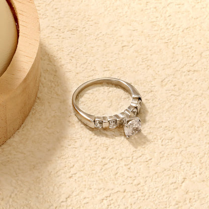 💍 Wholesale Stackable Zirconia Rings | 5 Height Mix | Steel