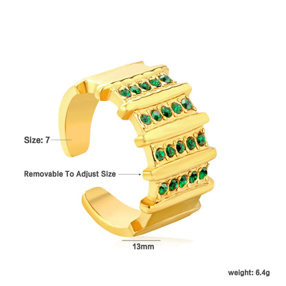 ✨ 18K Gold PVD 13mm High Accordion Smooth Opening Ring Wholesale (MOQ 12+) | Stainless Steel Hypoallergenic Bands 🌍 | Stackable & Statement Rings