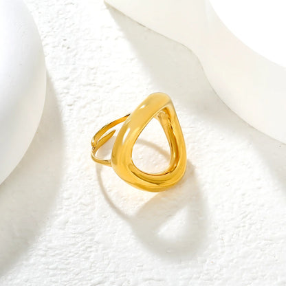 ✨ Wholesale 23mm Gold Stainless Steel Ring | Bold Statement Ring | Bulk Fashion Rings for Women