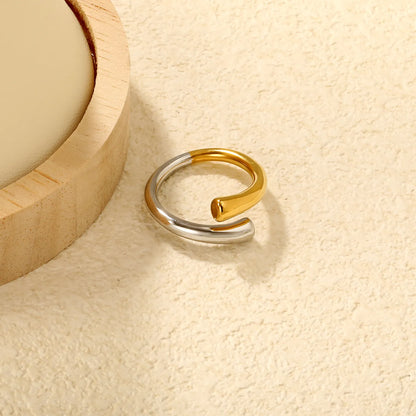 ➰ Wholesale 10mm&11mm Open Ring | Intergold Stainless Steel Stackable Band