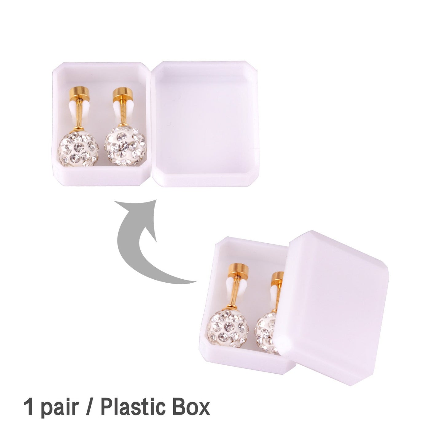 4mm/6mm/8mm Gold/Steel Shambhala Mixed Color Plugs