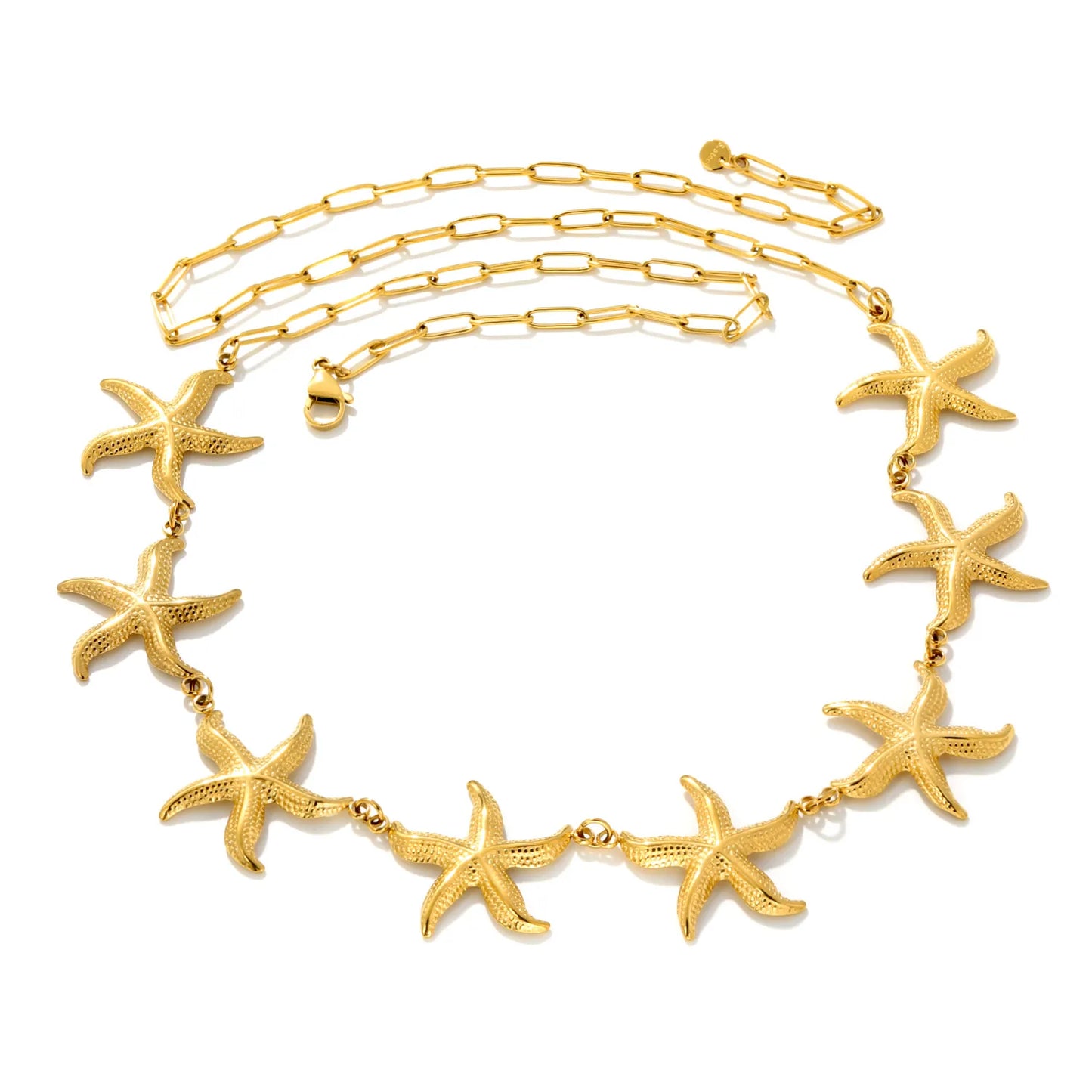 Vintage Starfish Waist Chain | 18K Gold Plated Stainless Steel Beach Body Chain Wholesale