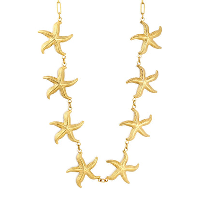 Vintage Starfish Waist Chain | 18K Gold Plated Stainless Steel Beach Body Chain Wholesale