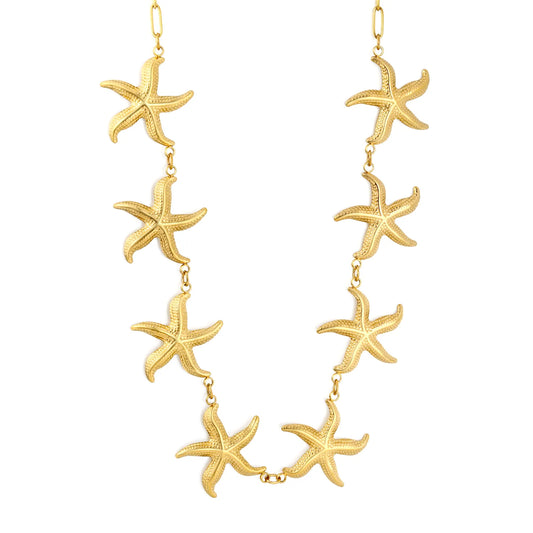 Vintage Starfish Waist Chain | 18K Gold Plated Stainless Steel Beach Body Chain Wholesale