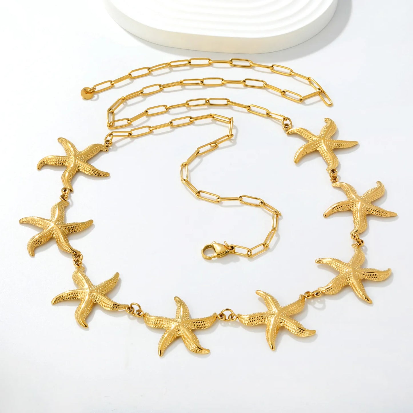 Vintage Starfish Waist Chain | 18K Gold Plated Stainless Steel Beach Body Chain Wholesale