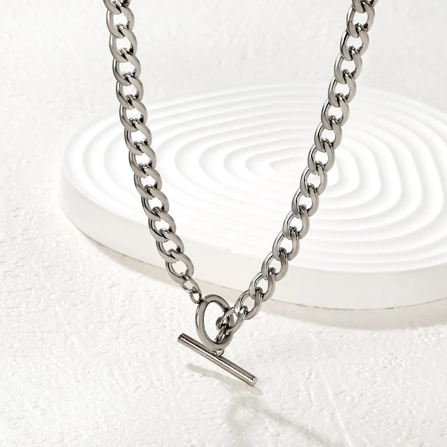 Stainless Steel 6mm Cuban Link Necklace | Wholesale Bulk Order | MOQ 12 | Statement Jewelry