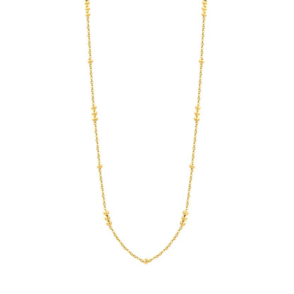 Wholesale Bulk Order Multi-Length (45/50/55/60cm) Gold Beaded Dainty Necklace Collection | MOQ 12 | 18K Gold Plated Jewelry
