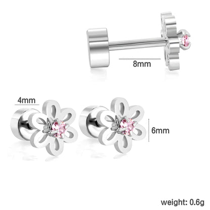 Wholesale 12-Piece 4mm/6mm Stud Earring Set | Hypoallergenic Stainless Steel | Pearl & Crystal Multi-Style Jewelry