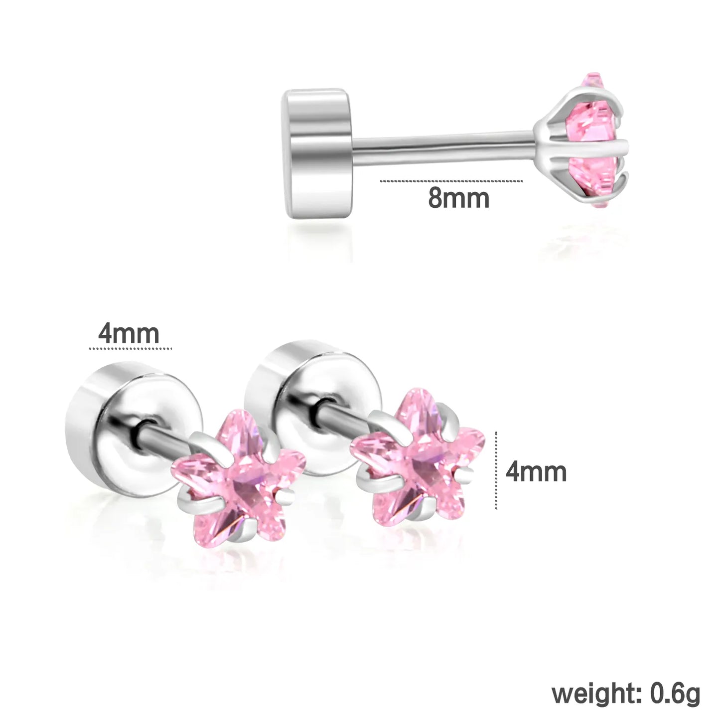 Wholesale 12-Piece 4mm/6mm Stud Earring Set | Hypoallergenic Stainless Steel | Pearl & Crystal Multi-Style Jewelry