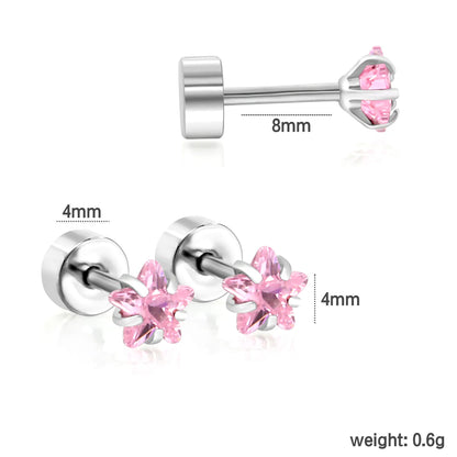 Wholesale 12-Piece 4mm/6mm Stud Earring Set | Hypoallergenic Stainless Steel | Pearl & Crystal Multi-Style Jewelry