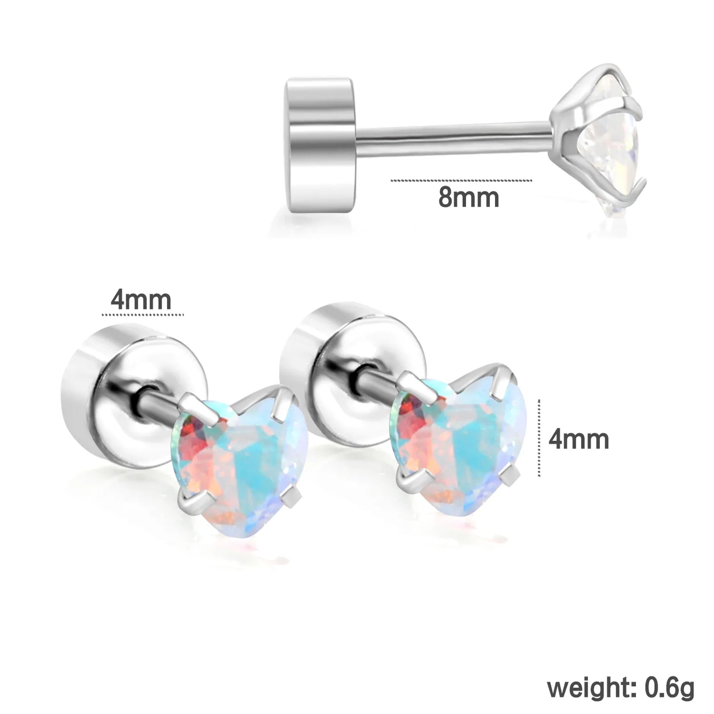 Wholesale 12-Piece 4mm/6mm Stud Earring Set | Hypoallergenic Stainless Steel | Pearl & Crystal Multi-Style Jewelry