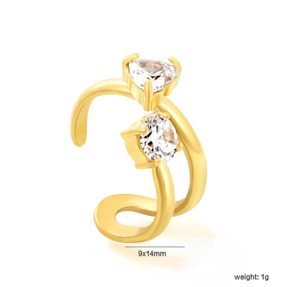 Assorted 6 Styles Gold Cuff Ear Cuff Set | No Piercing Required | 18K Gold Plated Stainless Steel Open Ear Cuffs | Wholesale Bulk Order MOQ 12