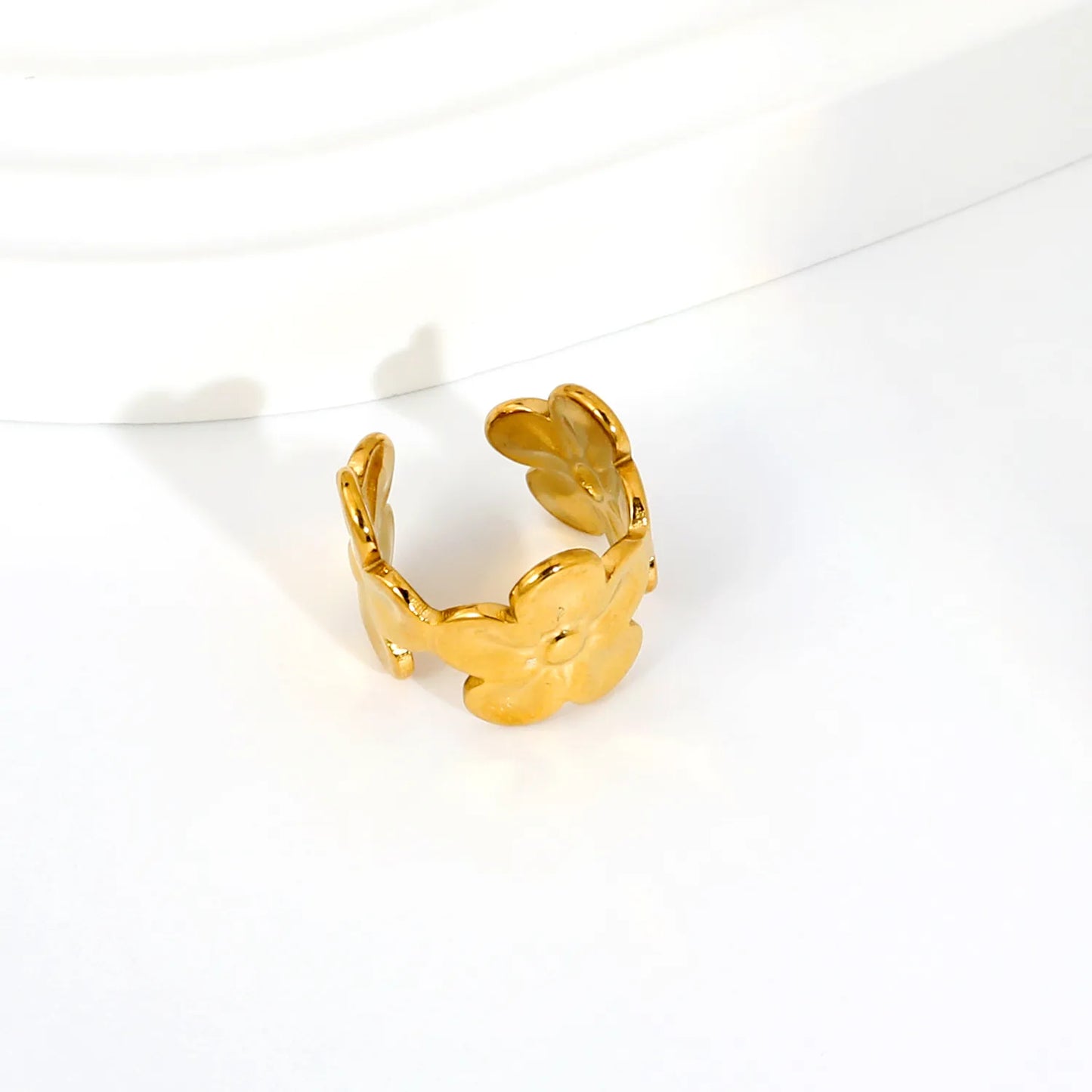 Assorted 6 Styles Gold Cuff Ear Cuff Set | No Piercing Required | 18K Gold Plated Stainless Steel Open Ear Cuffs | Wholesale Bulk Order MOQ 12