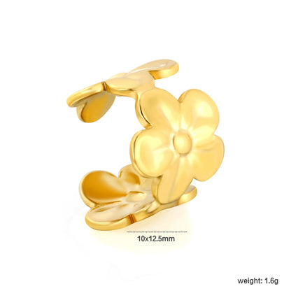 Assorted 6 Styles Gold Cuff Ear Cuff Set | No Piercing Required | 18K Gold Plated Stainless Steel Open Ear Cuffs | Wholesale Bulk Order MOQ 12