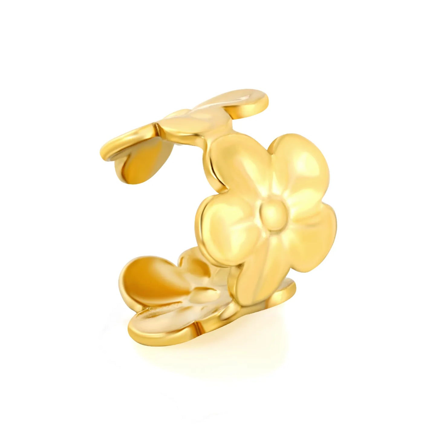 Assorted 6 Styles Gold Cuff Ear Cuff Set | No Piercing Required | 18K Gold Plated Stainless Steel Open Ear Cuffs | Wholesale Bulk Order MOQ 12
