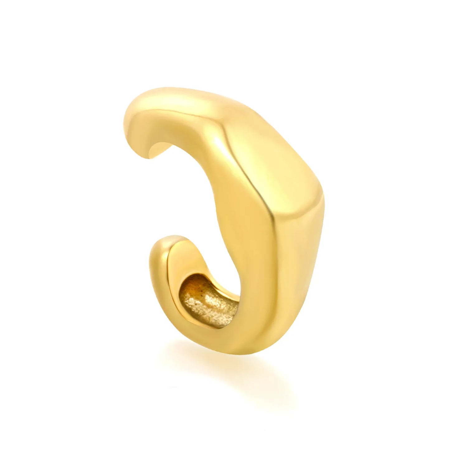 Assorted 6 Styles Gold Cuff Ear Cuff Set | No Piercing Required | 18K Gold Plated Stainless Steel Open Ear Cuffs | Wholesale Bulk Order MOQ 12