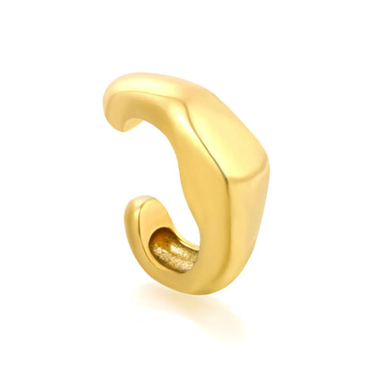 Assorted 6 Styles Gold Cuff Ear Cuff Set | No Piercing Required | 18K Gold Plated Stainless Steel Open Ear Cuffs | Wholesale Bulk Order MOQ 12