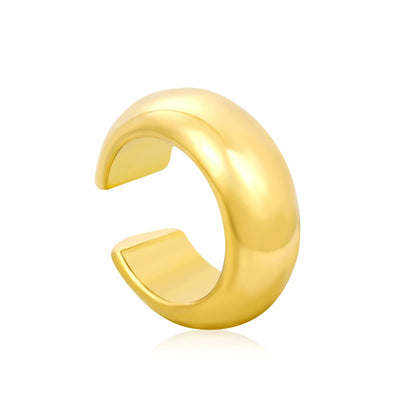 Assorted 6 Styles Gold Cuff Ear Cuff Set | No Piercing Required | 18K Gold Plated Stainless Steel Open Ear Cuffs | Wholesale Bulk Order MOQ 12