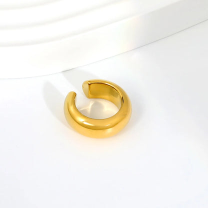 Assorted 6 Styles Gold Cuff Ear Cuff Set | No Piercing Required | 18K Gold Plated Stainless Steel Open Ear Cuffs | Wholesale Bulk Order MOQ 12