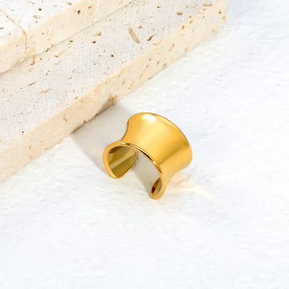 Assorted 6 Styles Gold Cuff Ear Cuff Set | No Piercing Required | 18K Gold Plated Stainless Steel Open Ear Cuffs | Wholesale Bulk Order MOQ 12