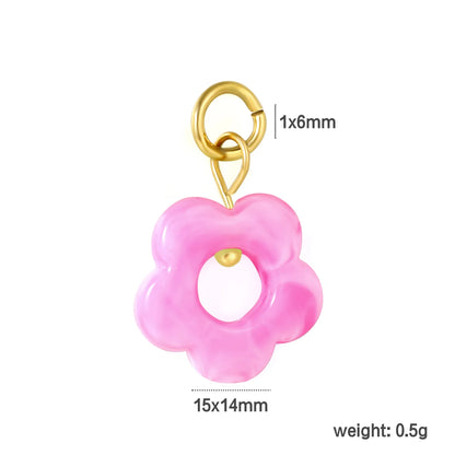 Wholesale Versatile Colorful Flower Resin Charms | Jewelry Making Accessories | Bulk Order Available