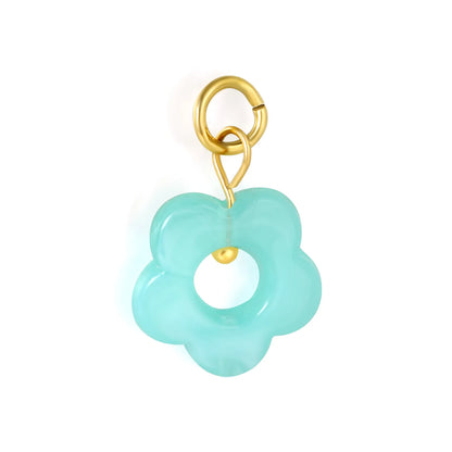 Wholesale Versatile Colorful Flower Resin Charms | Jewelry Making Accessories | Bulk Order Available