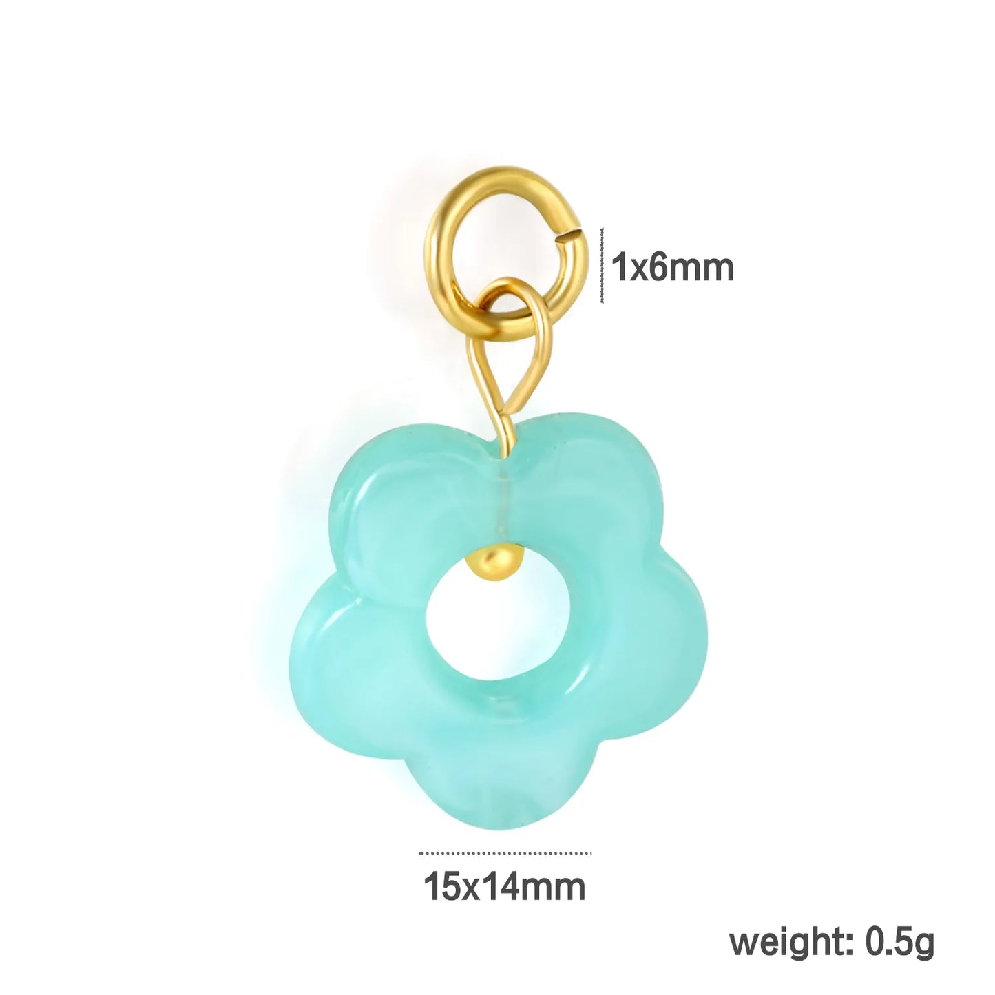 Wholesale Versatile Colorful Flower Resin Charms | Jewelry Making Accessories | Bulk Order Available