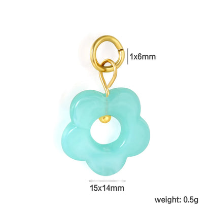 Wholesale Versatile Colorful Flower Resin Charms | Jewelry Making Accessories | Bulk Order Available