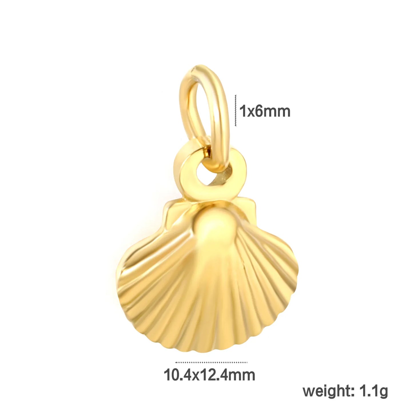 Ocean Theme Earring Charm Collection|  6 Styles | 18K Gold Plated Stainless Steel | Wholesale Bulk Order MOQ 12