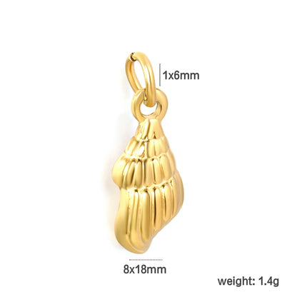 Ocean Theme Earring Charm Collection|  6 Styles | 18K Gold Plated Stainless Steel | Wholesale Bulk Order MOQ 12