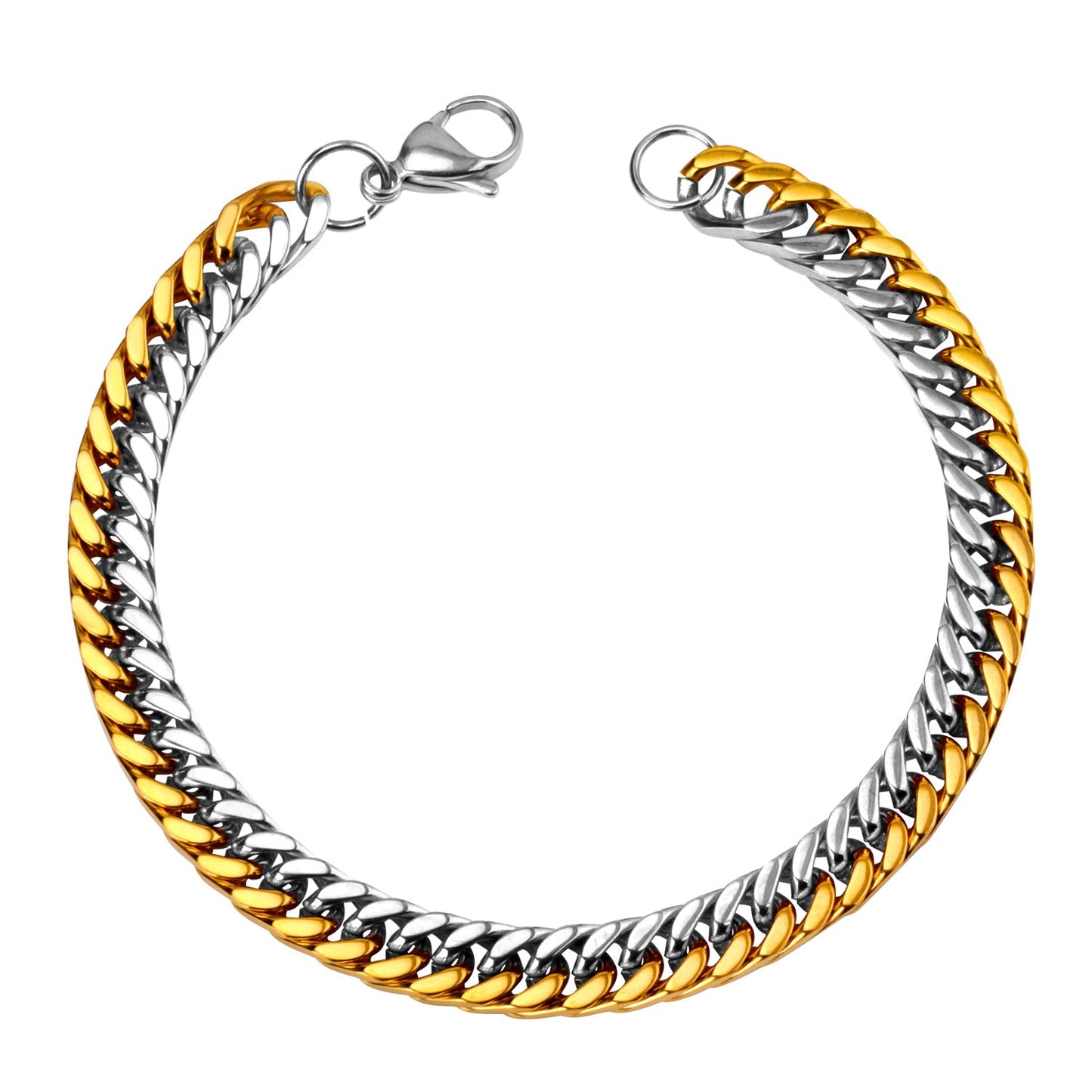 ASON 7mm Stainless Steel Bracelet Bangle for Men Women Party Gift Wholesale Fashion Jewelry