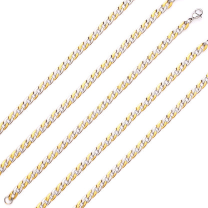 6mm Inner Horizontal Grain Stainless Steel Chain Bracelet For Women